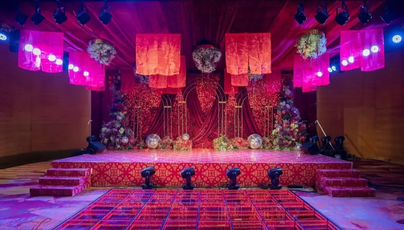 Luxury wedding ceremony