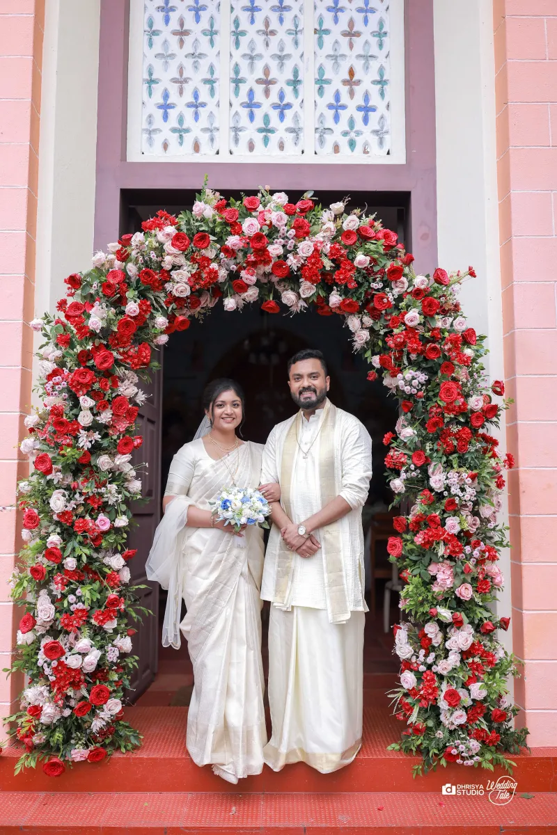 Elegant wedding ceremony